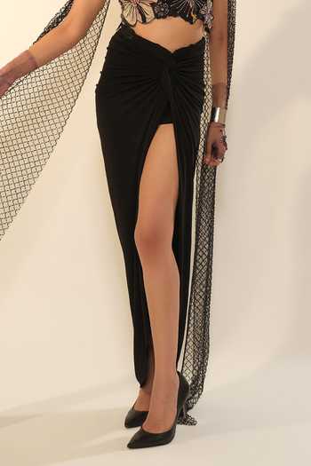 Esha L Amin Lycra Sarong Skirt