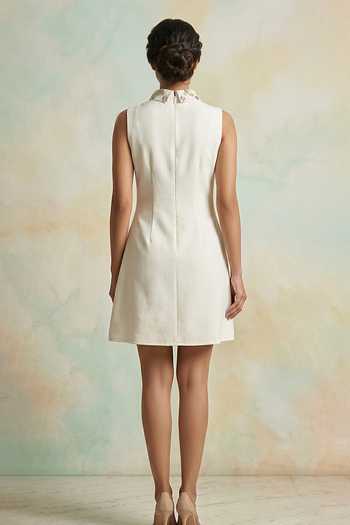 Nidhi Kejriwal Embellished Collar Short Dress 