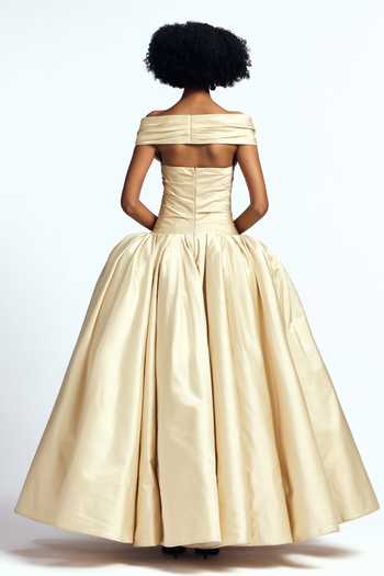 Gauri & Nainika Off Shoulder Gown 