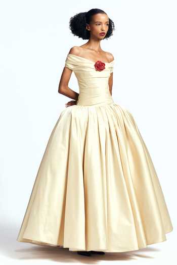 Buy Gauri & Nainika Off White Satin Crystals, Fabric Flowers Off-shoulder Gown Online at Aza Fashions Buy_Gauri & Nainika_Off White Satin Crystals, Fabric Flowers Off-shoulder Gown _Online_at_Aza_Fashions