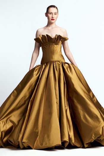 Gauri & Nainika Strapless Balloon Gown