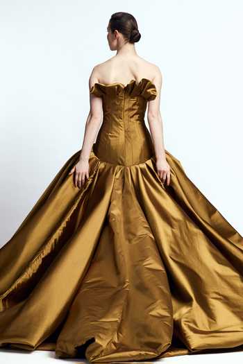 Gauri & Nainika Strapless Balloon Gown