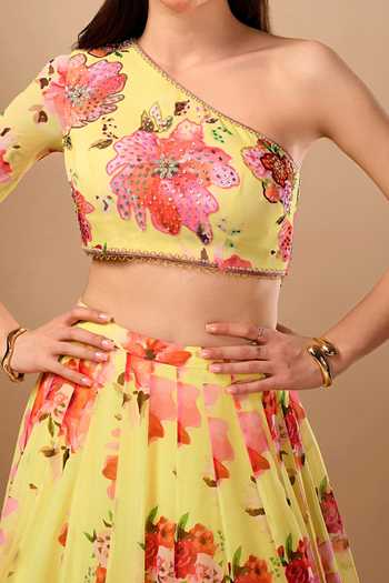 Damoiselle Soleil Bloom Printed Lehenga Set For Kids