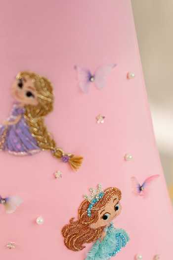 Ruchika Lath Label_Pink Princess Hand Embroidered Dress _Online_at_Aza_Fashions