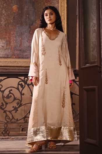 Shorshe Clothing Rumi Cotton Silk Kali Kurta