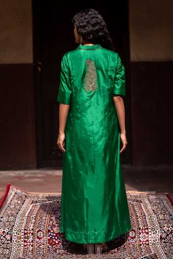 Shorshe Clothing Shaheen Patchwork Embellished Kurta