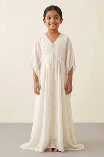 Zoon Sequin Embellished Kaftan For Kids