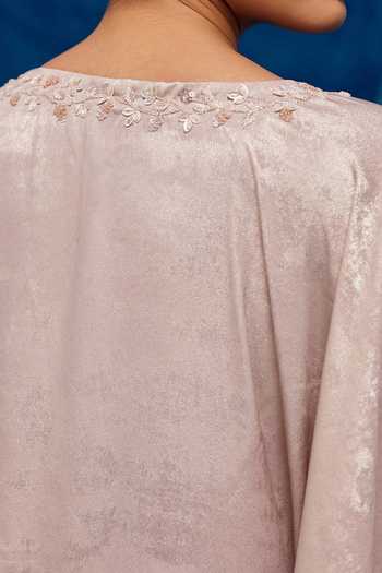 Zoon Shimmer Embellished Kaftan For Kids