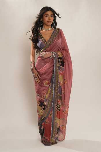 Esha L Amin Sequin Work Saree 