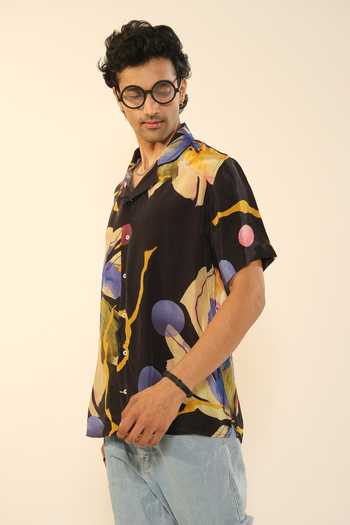 Esha L Amin Floral Print Shirt 
