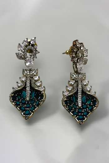 Amaara Jewels Nyara Halo Victorian Necklace Set 