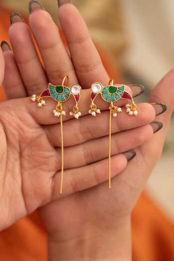 Do Taara Parrot Shaped Braid Pin 