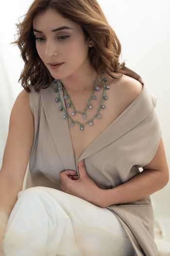 Do Taara Polki Embellished Layered Necklace 