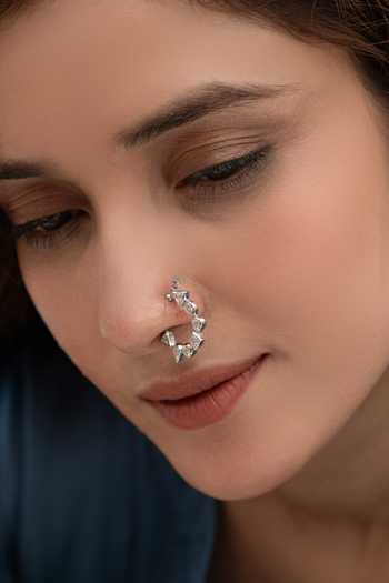 Do Taara Polki Embellished Nosepin 