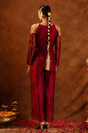 Eraaya by Ratika J Embroidered Jumpsuit 