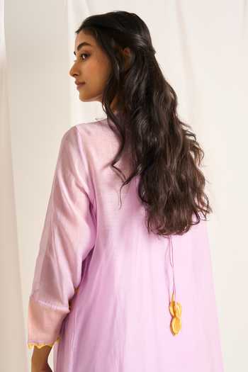 Himani Punatar Leafy Luna Patchwork Kurta & Pant Set 
