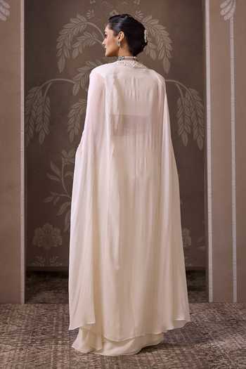 Ridhi Mehra The Realm Embroidered Cape Skirt Set 