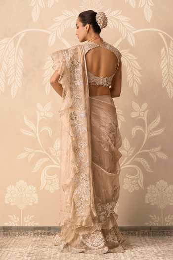 Ridhi Mehra Naazneen Pre-Draped Skirt Saree With Embroidered Blouse