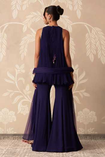 Ridhi Mehra Mannat Embroidered Kurta Sharara Set 