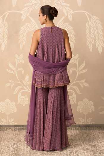 Ridhi Mehra Roohana Embroidered Kurta Gharara Set 