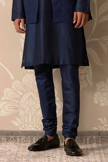 Buy Ridhi Mehra Blue Organza, Chanderi Embroidery Neel Bundi Set Online at Aza Fashions Buy_Ridhi Mehra_Blue Organza, Chanderi Embroidery Neel Bundi Set _Online_at_Aza_Fashions