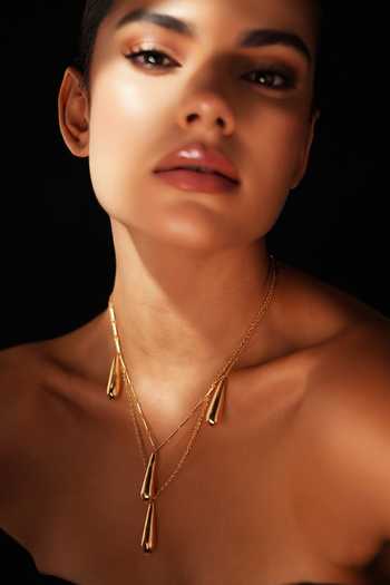 Varnika Arora Dewdrop Layered Necklace 