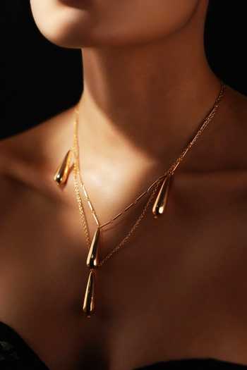 Shop_Varnika Arora_Gold Plated Dewdrop Layered Necklace 