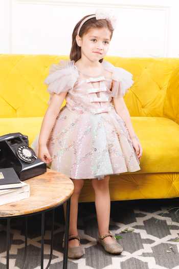 The Lush Affair Caroline Sequin Tulle Dress 