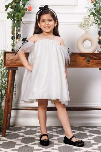 The Lush Affair Dolly Net Satin Dress 