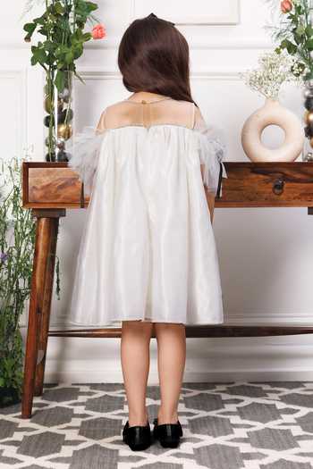 The Lush Affair Dolly Net Satin Dress 
