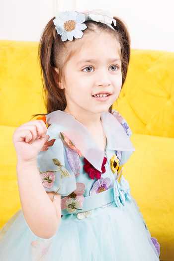 Buy The Lush Affair Blue Cotton, Satin, Tulle Helen Embroidered Dress Online at Aza Fashions Buy_The Lush Affair_Blue Cotton, Satin, Tulle Helen Embroidered Dress _Online_at_Aza_Fashions
