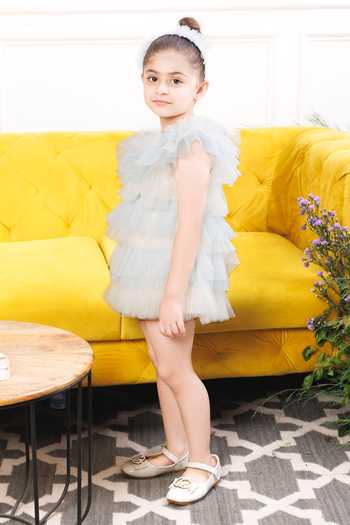 Shop The Lush Affair White Cotton, Satin, Tulle Nina Layered A-line Dress Online at Aza Fashions Shop_The Lush Affair_White Cotton, Satin, Tulle Nina Layered A-line Dress _Online_at_Aza_Fashions