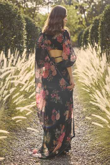Ridhi Mehra Arabella Print Saree With Blouse