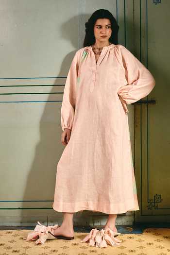 Shop Nirvanaa Aira Full Sleeves Panelled Dress 