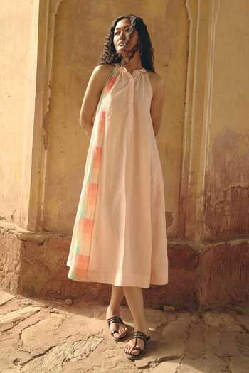 Shop Nirvanaa Aira Panelled Dress 
