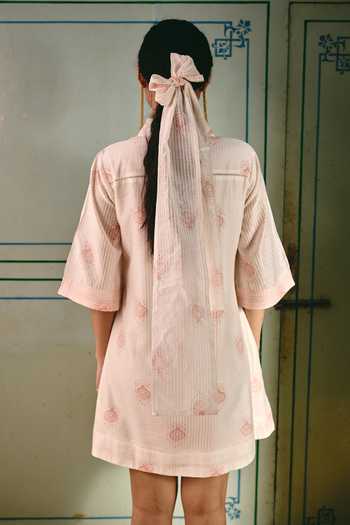 Shop Nirvanaa Ira Block Print Dress 