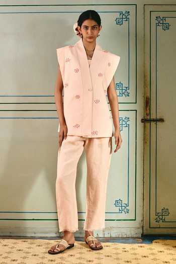 Shop Nirvanaa Cross Hand Embroidered Jacket 