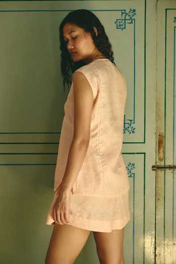 Shop Nirvanaa Roseline Top With Shorts 