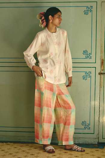 Shop Nirvanaa Nina Print Top & Salwar Set 