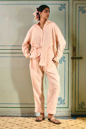 Shop Nirvanaa Kora String Shirt & Pant Set 
