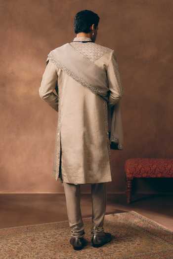 MUKTI AND KAVITH CASA Regal Embroidered Sherwani Set 