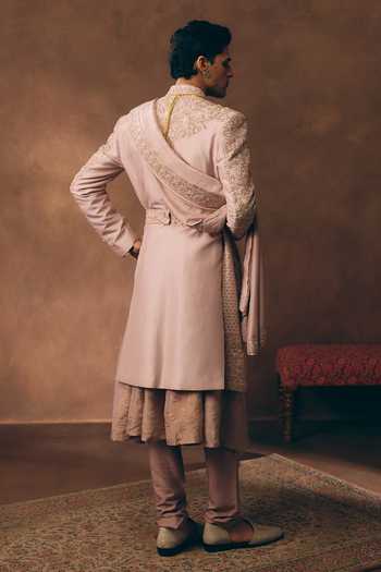 MUKTI AND KAVITH CASA Timeless Embroidered Sherwani Set 