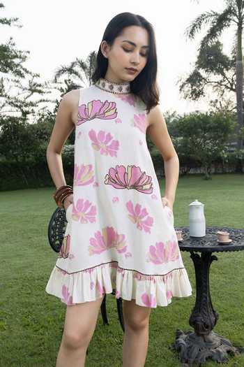 Akashi Clothing Hand Block Print Dress 