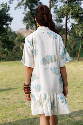 Akashi Clothing Pleated Shirt Dress  
