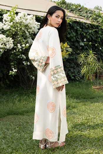 Akashi Clothing Pomegranate Print Kaftan 