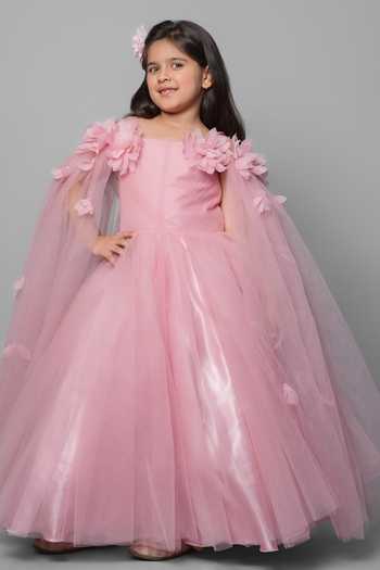 Jingle Bells Flower Embroidered Gown 