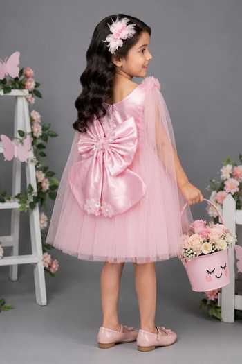 Jingle Bells Flower Embroidered Dress 