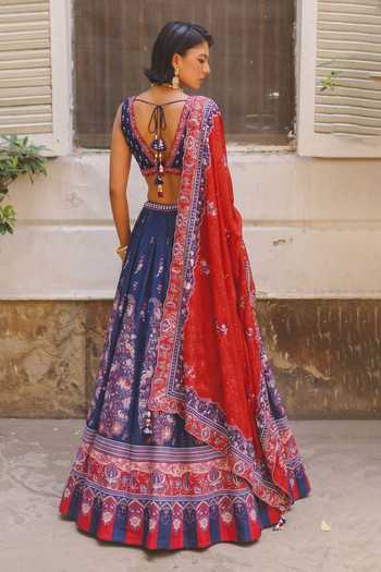 Aditi Gupta Paisley Print Lehenga Blouse Set
