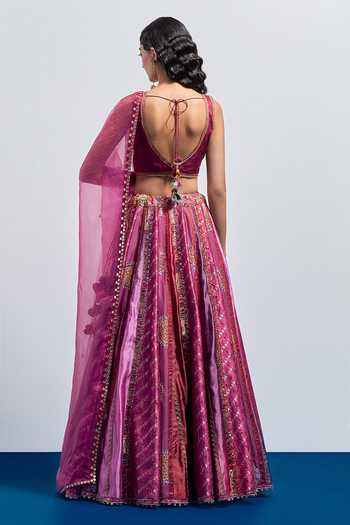 Aum By Asit And Ashima Leheriya Print Lehenga Set 
