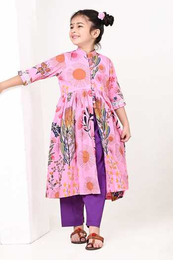 THE COTTON STAPLE Eyre Floral Print Kurta Set 
